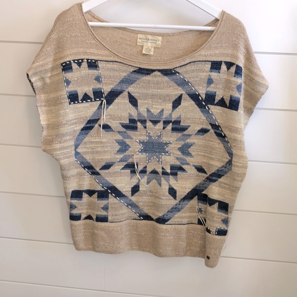 Boho chic loose fitted top by Raulph Lauren - Picture 2 of 5